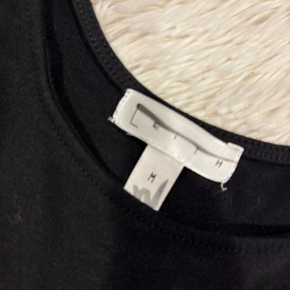 Leith Black Stretch Knit Midi Fit & Flare Sleeveless woman’s Dress size M - Picture 7 of 11